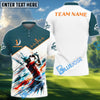 BlueJose Classic Golf Polo Shirt, Custom Name & Team Name 3D Shirts