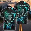 BlueJose Thunder Rising Darts Personalized Name, Team Name Shirt (6 Colors)