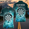 BlueJose Darts Steaming Water Personalized Name, Team Name Shirt (4 Colors)