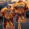 BlueJose Darts Tiger Flame Personalized Name, Team Name Shirt (4 Colors)