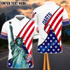 BlueJose Dart USA Flag Personalized Name Shirt