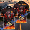 BlueJose Darts Blast Magma Dragon Personalized Name, Team Name Shirt (4 Colors)