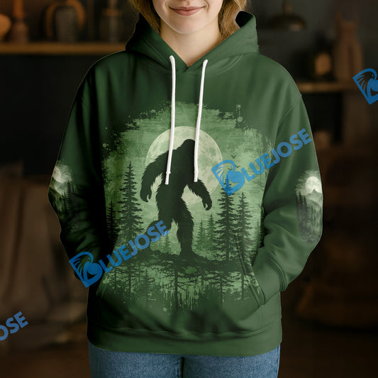BlueJose Bigfoot Camping Is My Happy Place 3D Shirts