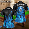 BlueJose Billiards Ball 8 Heavenly Flame Personalized Shirt (4 Colors)