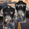 BlueJose Darts Moose Hunting Camo Multicolor Options Personalized Name Shirt (4 Colors)