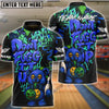 BlueJose Bowling And Pins Bear Scary Teddy Graffiti Style Don't Fugg Customized Name, Team Name 3D Shirt (4 Colors)