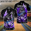 BlueJose Bowling And Pins Versus Kong Customized Name 3D Shirt (4 Colors)