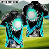 BlueJose Golf Flame Declare War Customized Name, Team Name 3D Shirts (4 Colors)