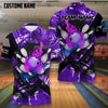 BlueJose Bowling And Pins Abstract Grunge Texture Multicolor Personalized Name, Team Name 3D Shirt