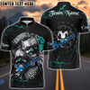 BlueJose Darts Evil Clown & Mask Design Multicolor Options Personalized Name Shirt (4 Colors)