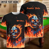 BlueJose Billiards Smokin' Ball Custom Shirt For Carlos Nacianceno