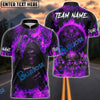 BlueJose Darts Flaming Skull Reaper And Gun Personalized Name, Team Name Unisex Shirt (4 Colors)