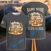 BlueJose Racoon Camping We Will Get There When We Get There Personalized Name Shirts