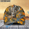 BlueJose Deer Hunter Camo Multicolor Options Personalized Name 3D Cap