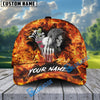 BlueJose Skull Golf Cap, Personalized Name Pattern 3D Classic Cap