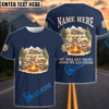 BlueJose Racoon Camping We Will Get There When We Get There Personalized Name Shirts
