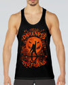 HELLO DARKNESS MY OLD FRIEND BIGFOOT HALLOWEEN ALL OVER PRINT - TLTR1808252