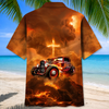 Bluejose I Am A Simple Man, Like Hot Rods And Believe In Jesus Hawaiian Shirt