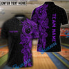 BlueJose Maori Bowling Premium Multicolor Customized Name 3D Shirt (6 Colors)