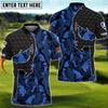 BlueJose Pride Premium Golf Skull Personalized Name 3D Shirt
