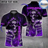 BlueJose Bowling And Pins Flame Ring Reaper Customized Name 3D Shirt (4 Colors)