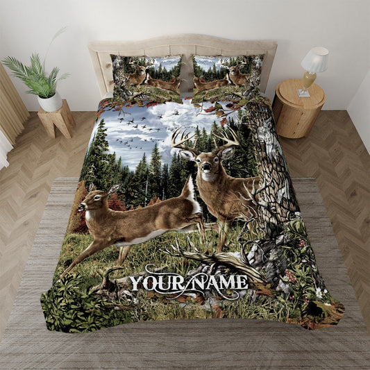 Bluejose Love Deer Hunting Bedding Set