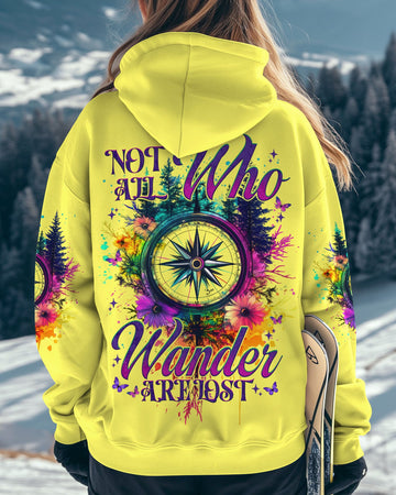 NOT ALL WHO WANDER ARE LOST COMPASS ALL OVER PRINT - TYTM1606254
