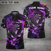BlueJose Thunder Rising Darts Personalized Name, Team Name Shirt (6 Colors)