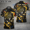 BlueJose Thunder Rising Darts Personalized Name, Team Name Shirt (6 Colors)