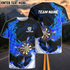BlueJose Breath Of Fire Darts Personalized Name, Team Name Polo Shirt (4 Colors)