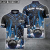 BlueJose Bowling And Pins Hexagram 2 Pattern Multicolor Personalized Name, Team Name 3D Shirt