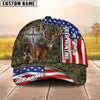 BlueJose Deer Hunting American Under God Personalized Cap (9 Colors)