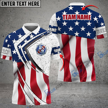 BlueJose Dart Flag Personalized Name, Team Name Shirt For Ken