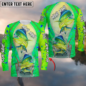 BlueJose Fishing Mahi Mahi Skin R Customize Name 3D Shirts