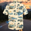 Bluejose Personalized Vintage Classic Car Tropical Beach Hawaiian Shirt