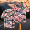Bluejose Personalized Ford Model A Car Pink Tropical Hawaiian Shirt