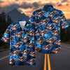 Bluejose Personalized Formula 1 Racing Car Tropical Blue Hawaiian Shirt