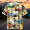 Bluejose Retro American Muscle Aloha Shirt - Custom Car Hawaiian Shirt