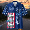 Bluejose Personalized 1953 Chevrolet 3100 Hawaiian Shirt – America 250 Patriotic Vintage Car Aloha Shirt