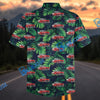 Bluejose Custom Car 1955 Chevy Bel Air Tropical Palm Hawaiian Shirt