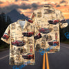 Bluejose Personalized Vintage Route 66 Ford Mustang Hawaiian Shirt