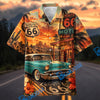 Bluejose Personalized Route 66 Classic Chevrolet Bel Air Hawaiian Shirt