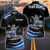 Bluejose Death Before Decaf Trucker Polo – Custom Name Heavy Haul Driver Shirt