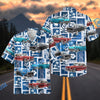 Bluejose Custom Car Retro Chevy Bel Air Aloha Shirt