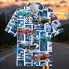 Bluejose Custom Car Retro Chevy Bel Air Aloha Shirt
