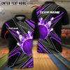 BlueJose Bowling And Pins Shockwave Customized Name 3D Shirt (6 Colors)