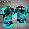 BlueJose Darts Dark Fire Personalized Name, Team Name Shirt ( 5 Colors)