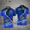 BlueJose Darts Volcanic Lava Personalized Name, Team Name Shirt (6 Colors)