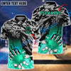 BlueJose Bowling And Pins Flame Claws Customized Name 3D Shirt ( 6 Colors)