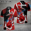 BlueJose Bowling And Pins Blazing Strike Customized Name 3D Shirt ( 5 Colors)